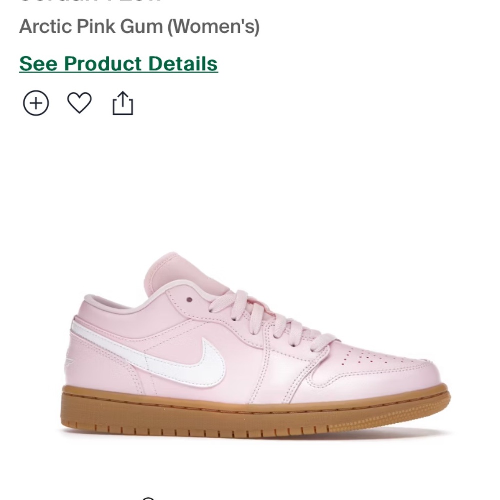 Jordan 1 Low Arctic Pink Gum